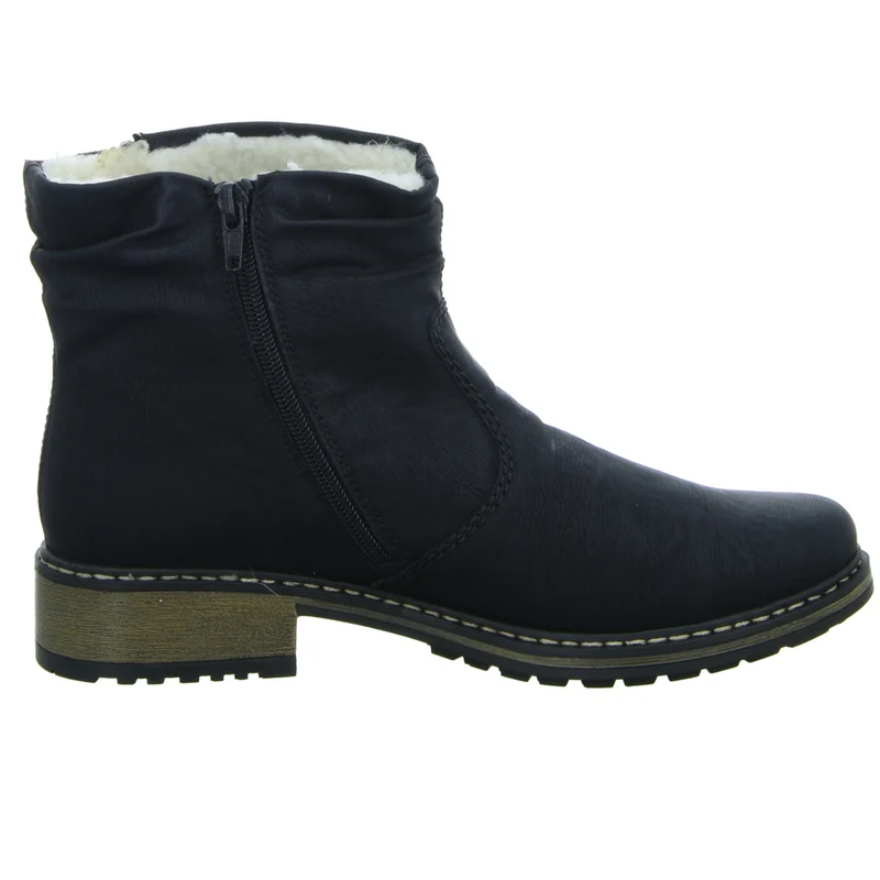 Rieker Schlupf-/Reißverschlußstiefelette Warmfutter bis 35mm Absatz (casual)