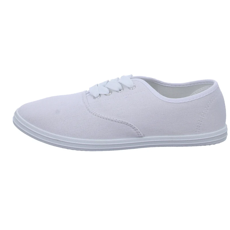 Sneakers Leinen Schnürhalbschuh