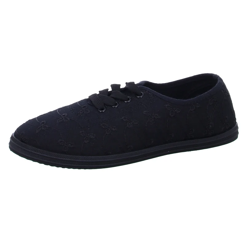 Sneakers Leinen Schnürhalbschuh