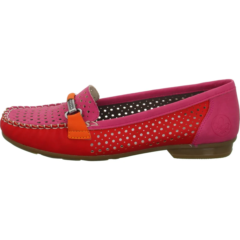Rieker Slipper/Kletthalbschuh luftdurchlässig (durchbrochenes/geflochtenes Obermaterial)