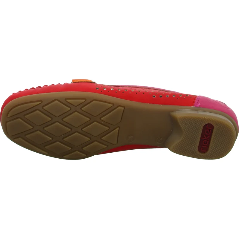Rieker Slipper/Kletthalbschuh luftdurchlässig (durchbrochenes/geflochtenes Obermaterial)