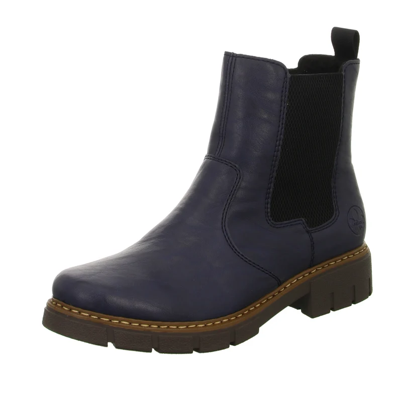 Rieker Schlupf-/Reißverschlußstiefelette Warmfutter bis 35mm Absatz (casual)
