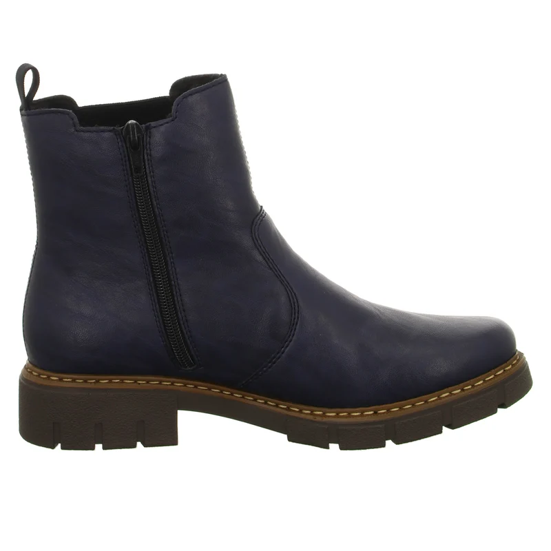 Rieker Schlupf-/Reißverschlußstiefelette Warmfutter bis 35mm Absatz (casual)