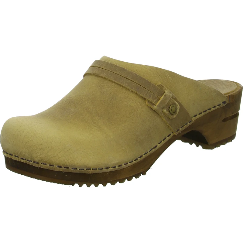 Sanita Sabot/Clog diverse Absatzhöhen WOOD-URSANA OPEN