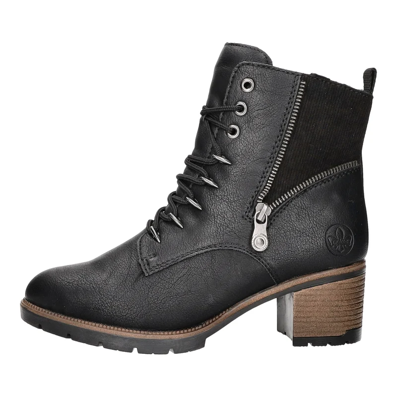Rieker Schnürstiefelette Warmfutter ab 35mm Absatz