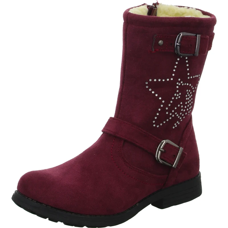 girlZ onlY Schlupf-/Klettstiefelette Warmfutter