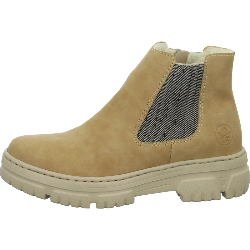 Rieker Schlupf-/Reißverschlußstiefelette Warmfutter bis 35mm Absatz (casual)