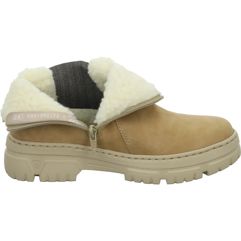 Rieker Schlupf-/Reißverschlußstiefelette Warmfutter bis 35mm Absatz (casual)