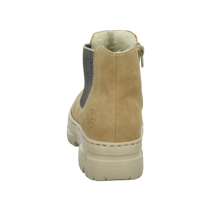 Rieker Schlupf-/Reißverschlußstiefelette Warmfutter bis 35mm Absatz (casual)