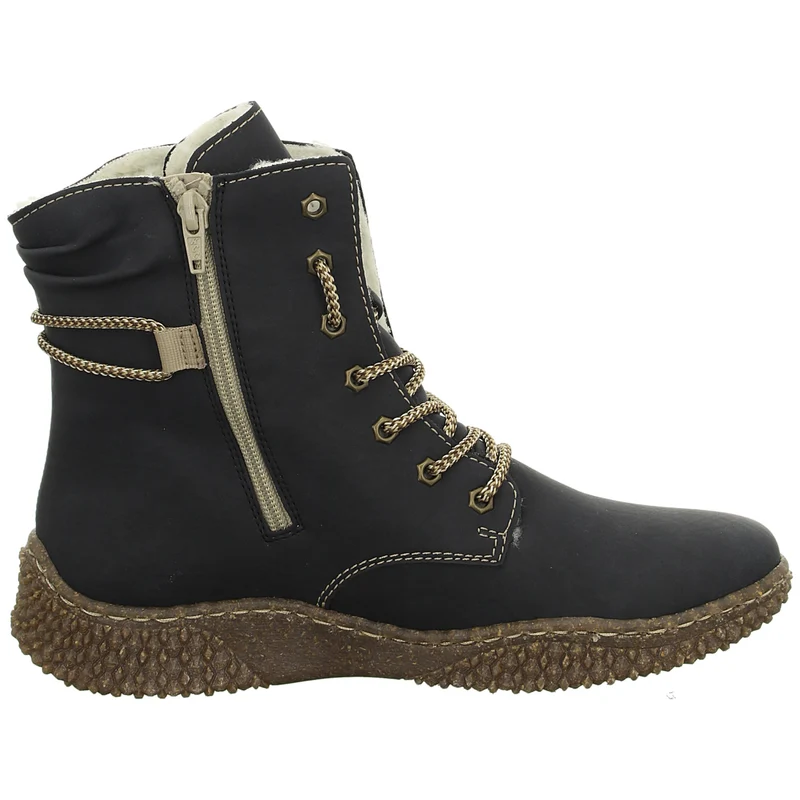 Rieker Schnürstiefelette Warmfutter bis 35mm Absatz (casual)