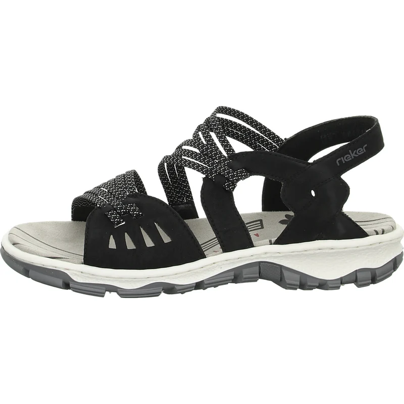 Rieker Sportliche Sandalette bis 30mm Sohlenhöhe