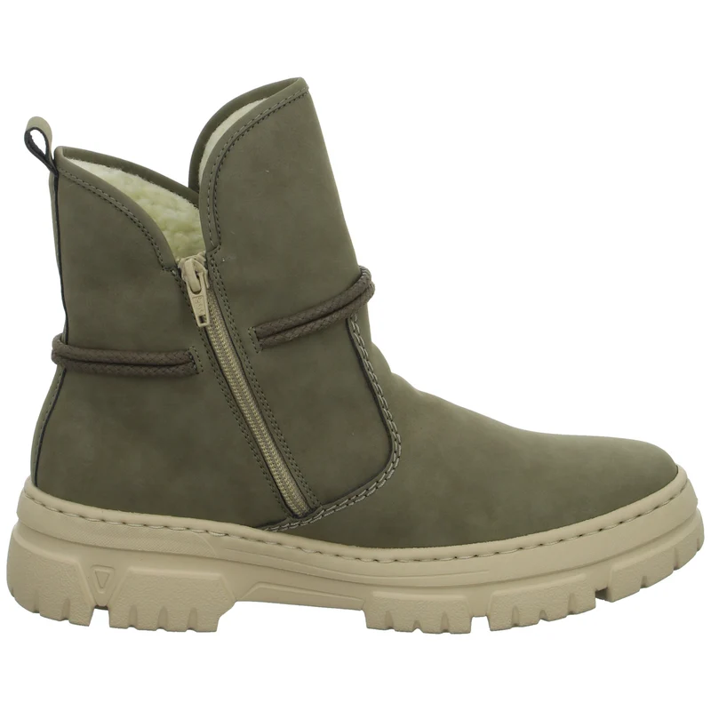 Rieker Schlupf-/Reißverschlußstiefelette Warmfutter bis 35mm Absatz (casual)