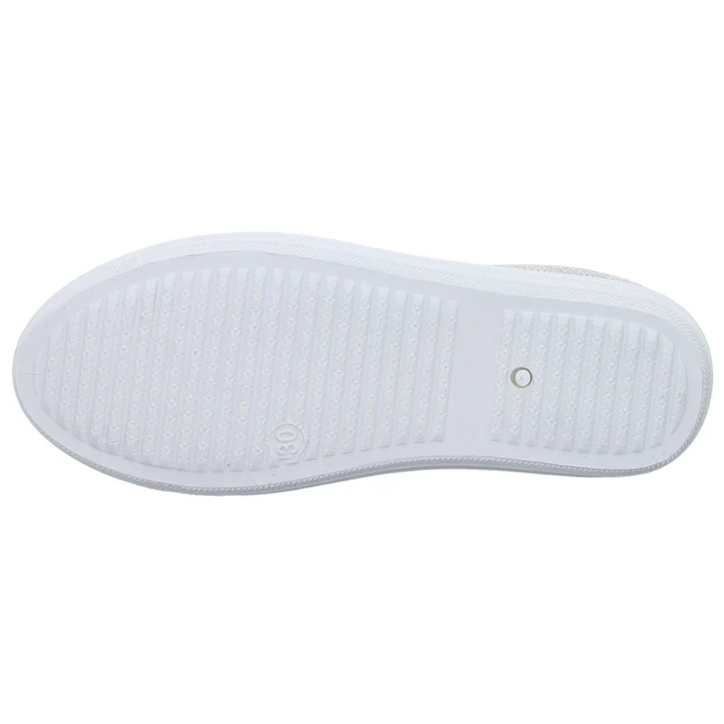 girlZ onlY Leinen Slipper/Kletthalbschuh