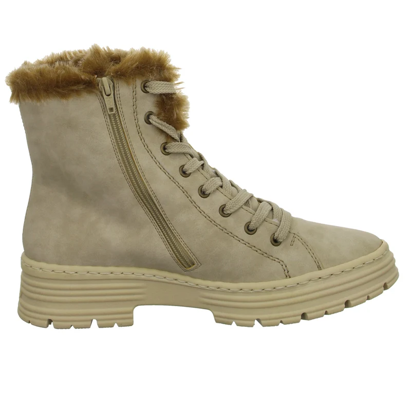Rieker Schnürstiefelette Warmfutter bis 35mm Absatz (casual)