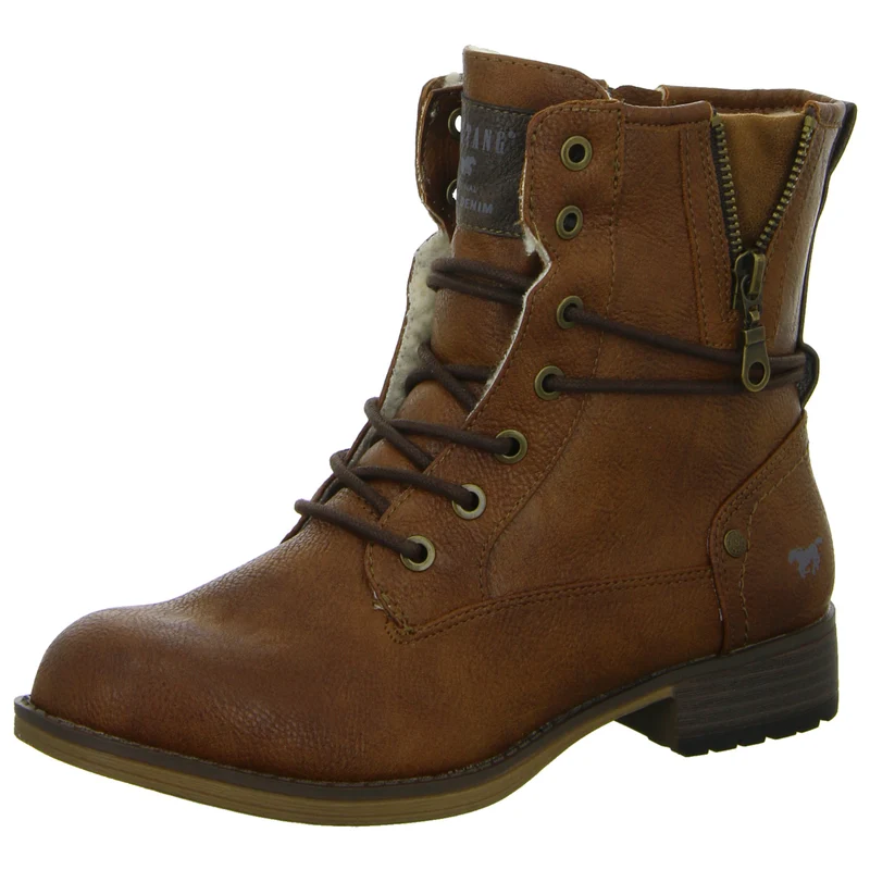 MUSTANG Schnürstiefelette Warmfutter bis 35mm Absatz (casual)