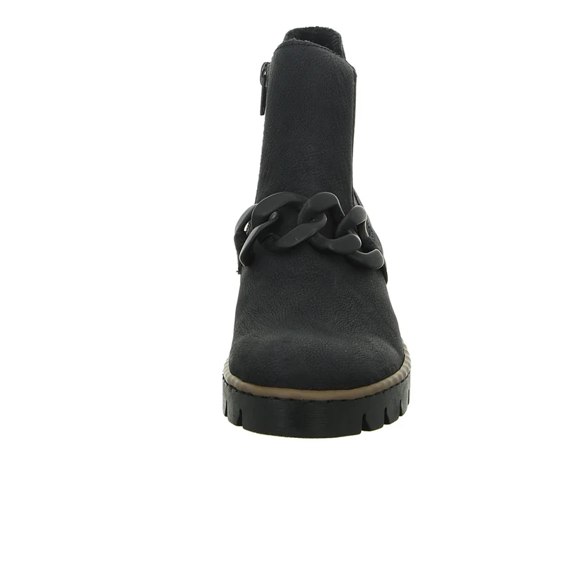 Rieker Schlupf-/Reißverschlußstiefelette Warmfutter bis 35mm Absatz (casual)
