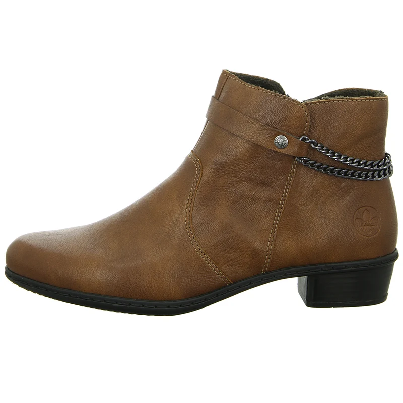 Rieker Schlupf-/Reißverschlußstiefelette Warmfutter ab 35mm Absatz