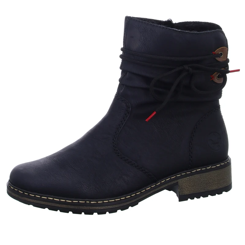 Rieker Schlupf-/Reißverschlußstiefelette Warmfutter bis 35mm Absatz (casual)