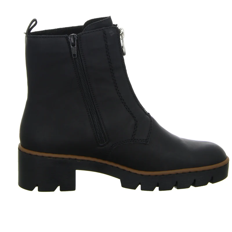 Rieker Schlupf-/Reißverschlußstiefelette Warmfutter bis 35mm Absatz (casual)