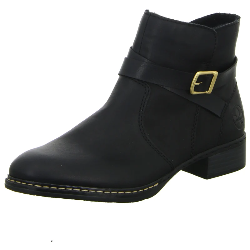 Rieker Schlupf-/Reißverschlußstiefelette Warmfutter bis 35mm Absatz (casual)
