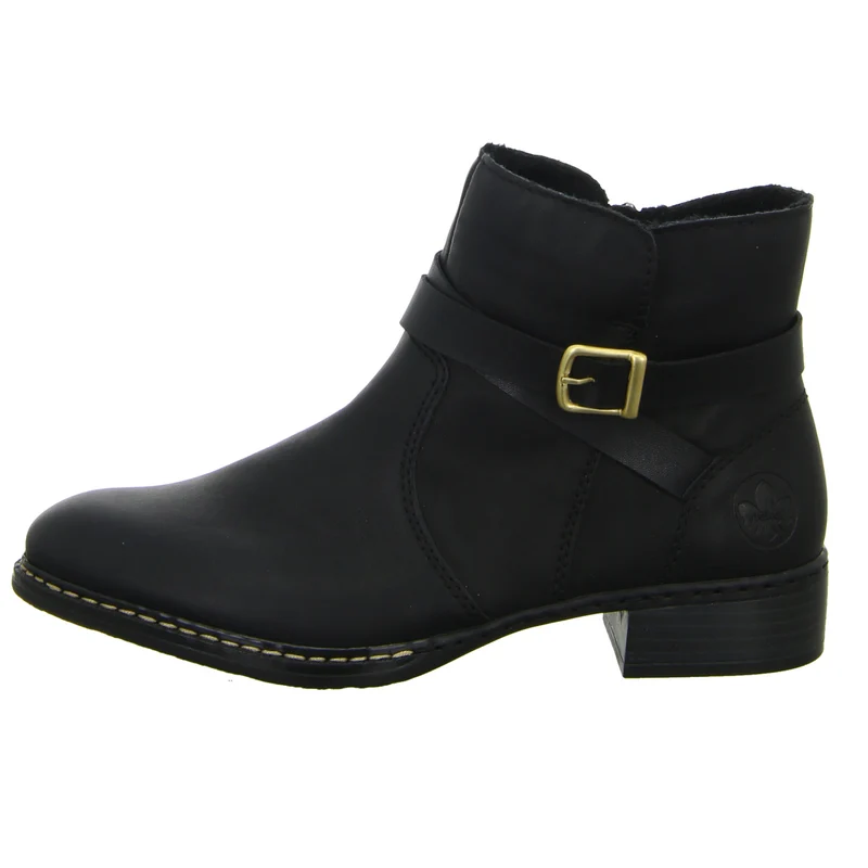 Rieker Schlupf-/Reißverschlußstiefelette Warmfutter bis 35mm Absatz (casual)