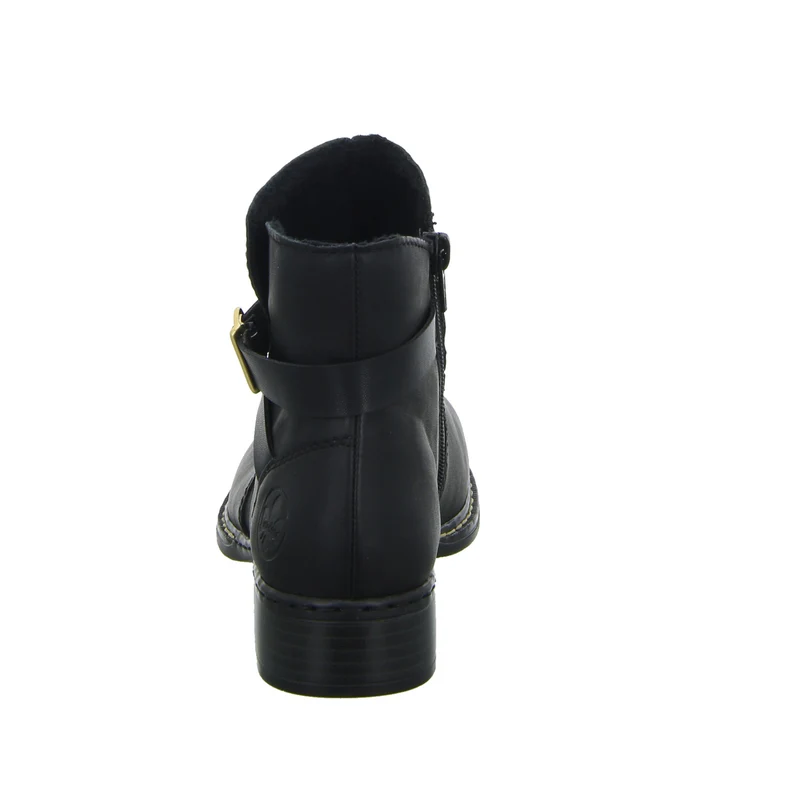 Rieker Schlupf-/Reißverschlußstiefelette Warmfutter bis 35mm Absatz (casual)