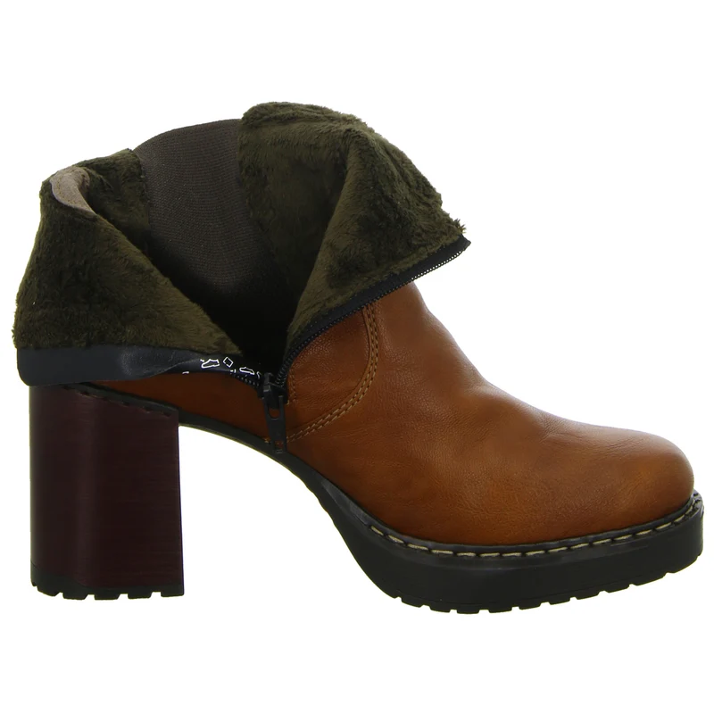 Rieker Schlupf-/Reißverschlußstiefelette Warmfutter ab 35mm Absatz
