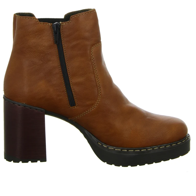 Rieker Schlupf-/Reißverschlußstiefelette Warmfutter ab 35mm Absatz