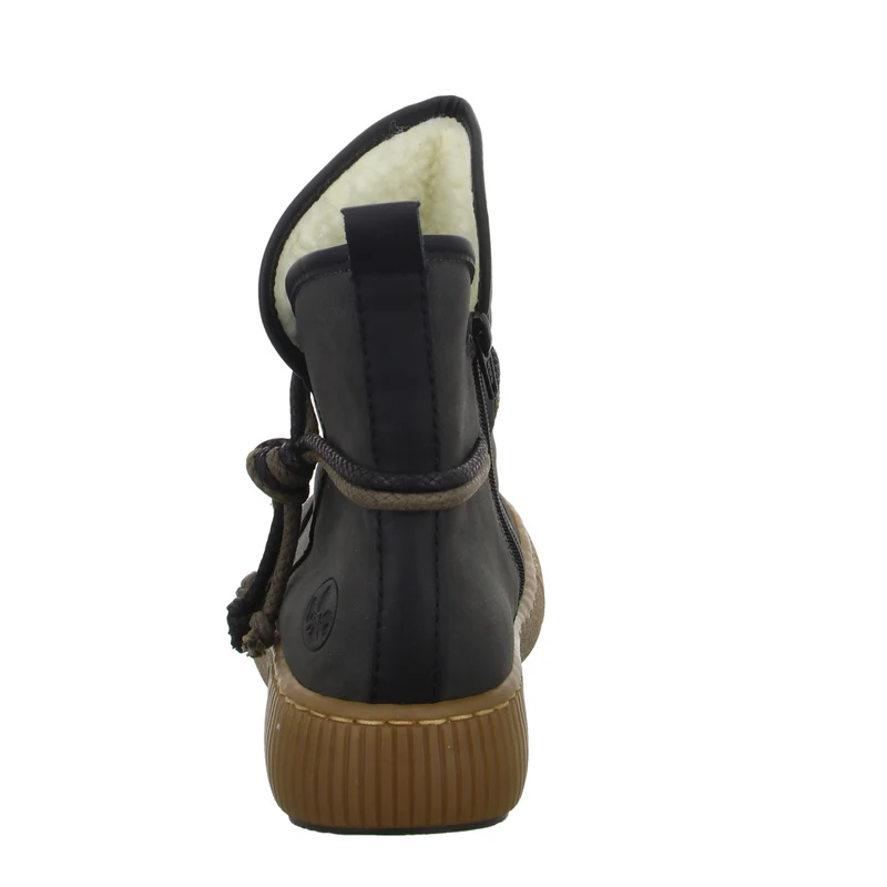 Rieker Schlupf-/Reißverschlußstiefelette Warmfutter bis 35mm Absatz (casual)