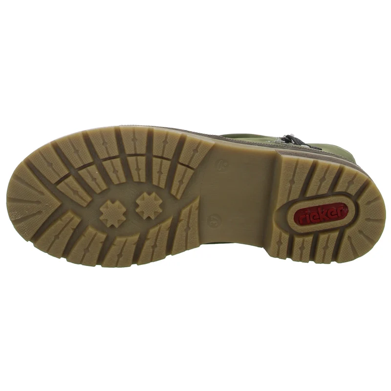 Rieker Schlupf-/Reißverschlußstiefelette Warmfutter bis 35mm Absatz (casual)
