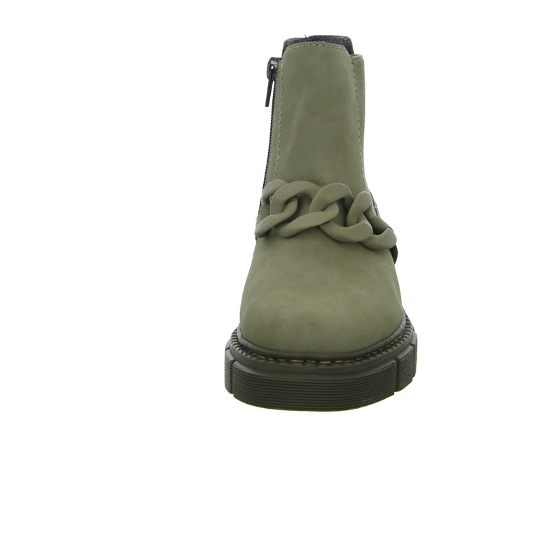 Rieker Schlupf-/Reißverschlußstiefelette Warmfutter bis 35mm Absatz (casual)