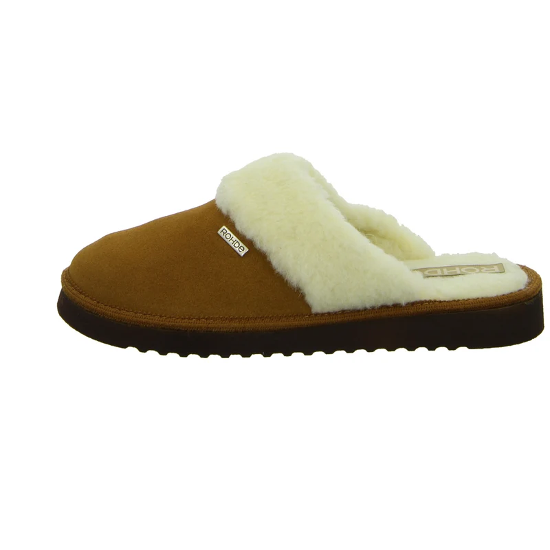 Rohde Hausschuh Pantolette Warmfutter