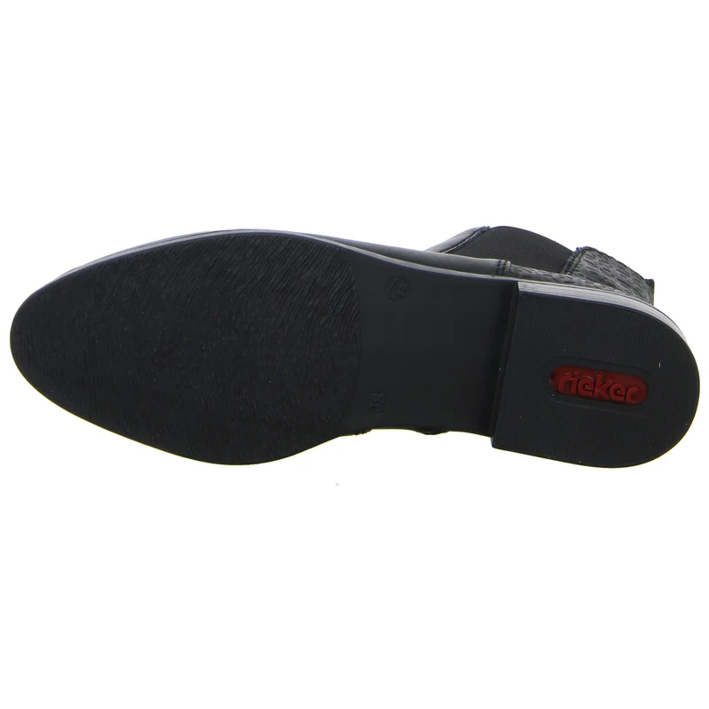 Rieker Schlupf-/Reißverschlußstiefelette Warmfutter bis 35mm Absatz (casual)