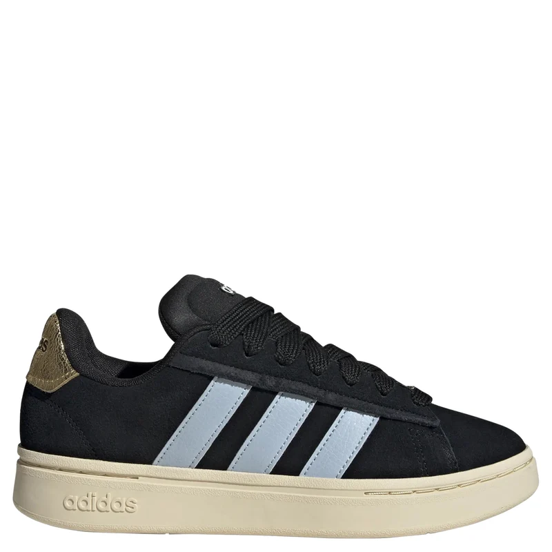 adidas Grand Court Alpha 00s Sneaker - Zapatilla Women (core black/wonder blue/gold met., 38)