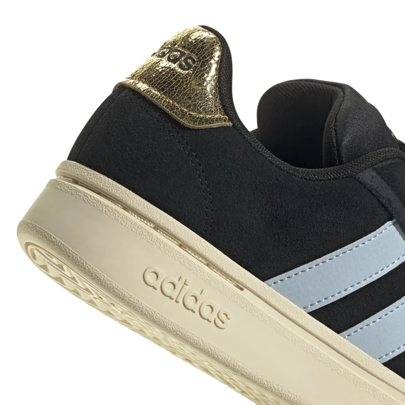 adidas Grand Court Alpha 00s Sneaker - Zapatilla Women (core black/wonder blue/gold met., 38)
